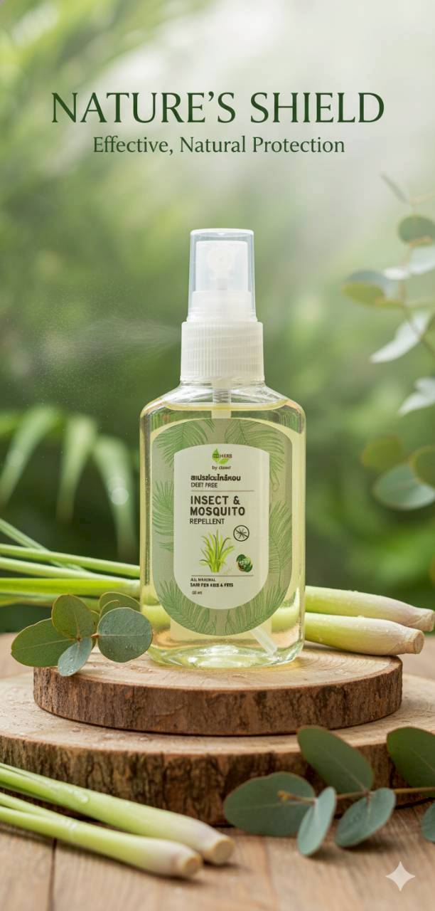 สเปรย์ตะไคร้หอมไล่ยุง Insect & Mosquito Repellent (Deet Free) - Image 2